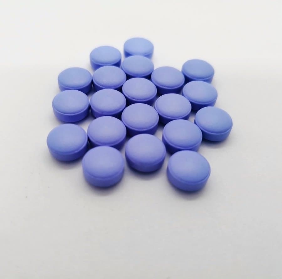 Purple Diclofenac pills