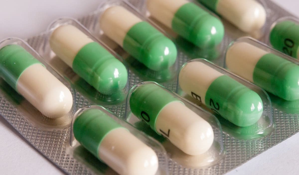 Packet of Antidepressant Prozac Pills