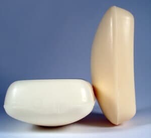 Bar soap, nighttime leg cramps, restless legs syndrome, two bars of soap to ease nocturnal leg cramps or restless legs syndrome
