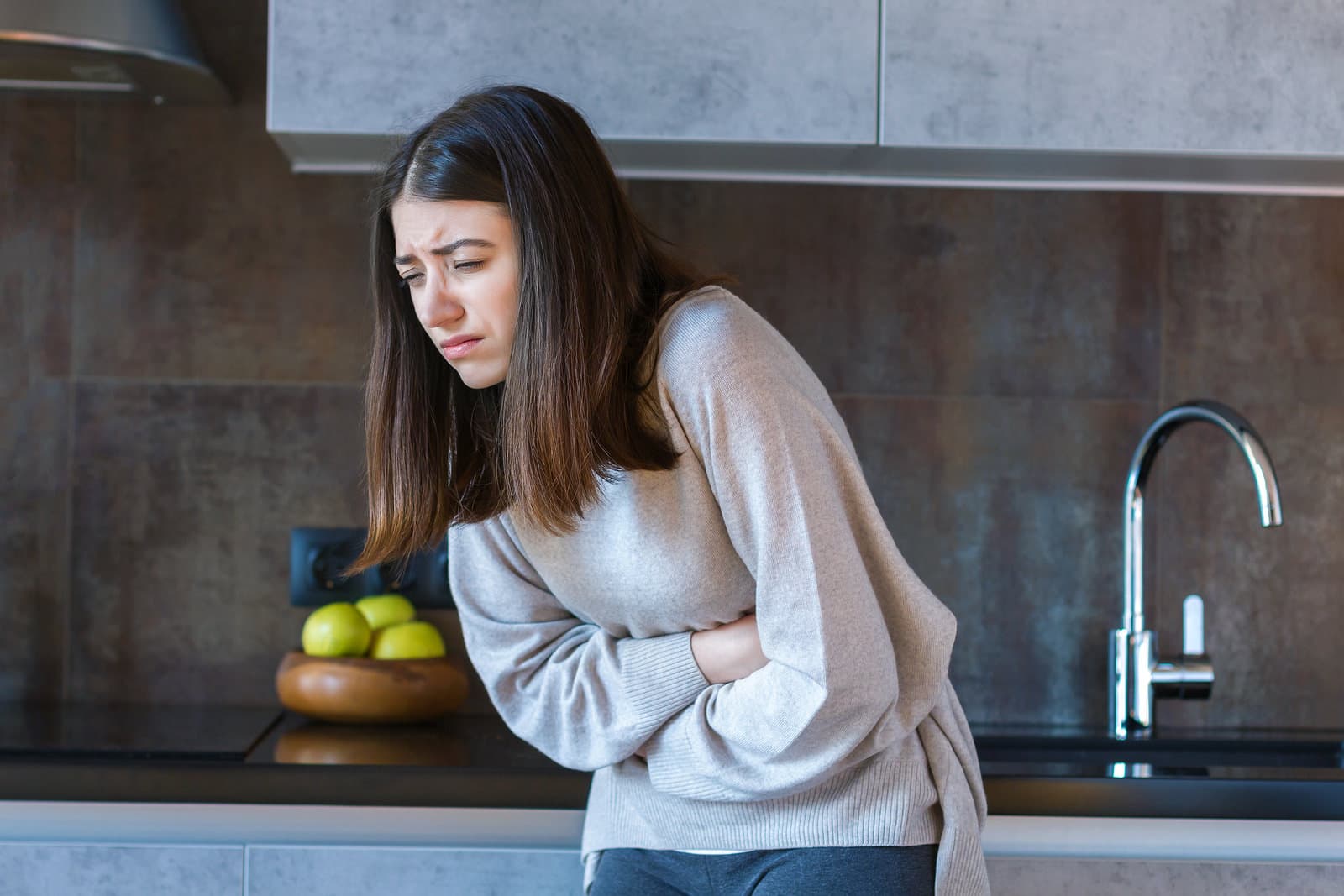 young woman with pancreatitis or microscopic colitis