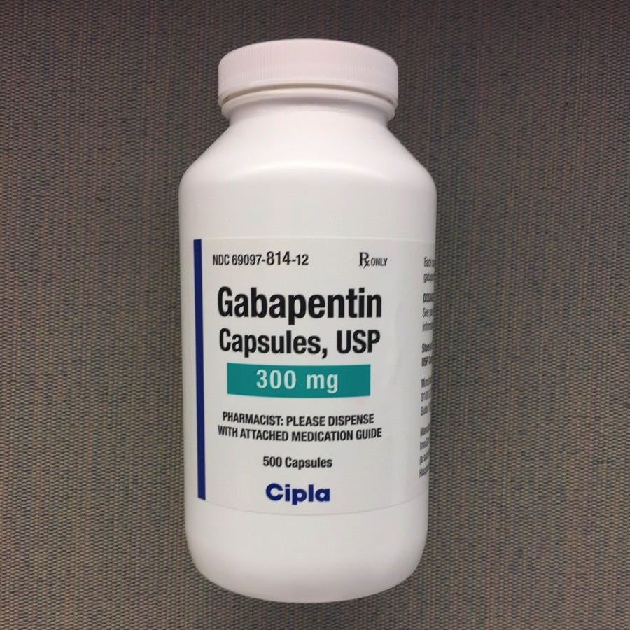 Bottle of Gabapentin Pills
