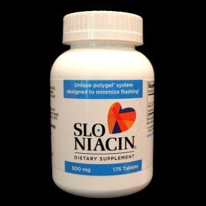 a bottle of niacin used to get your cholesterol down