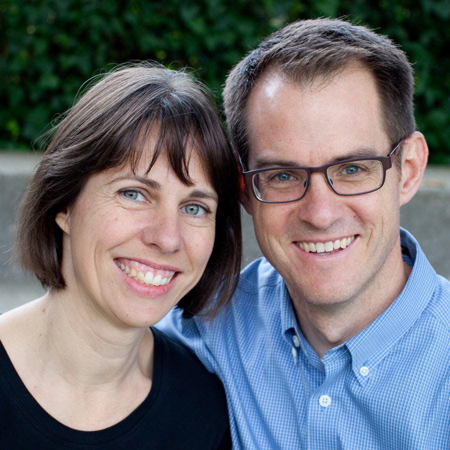 Erica Sonnenburg, PhD, and Justin Sonnenburg, PhD, co-authors of The Good Gut
