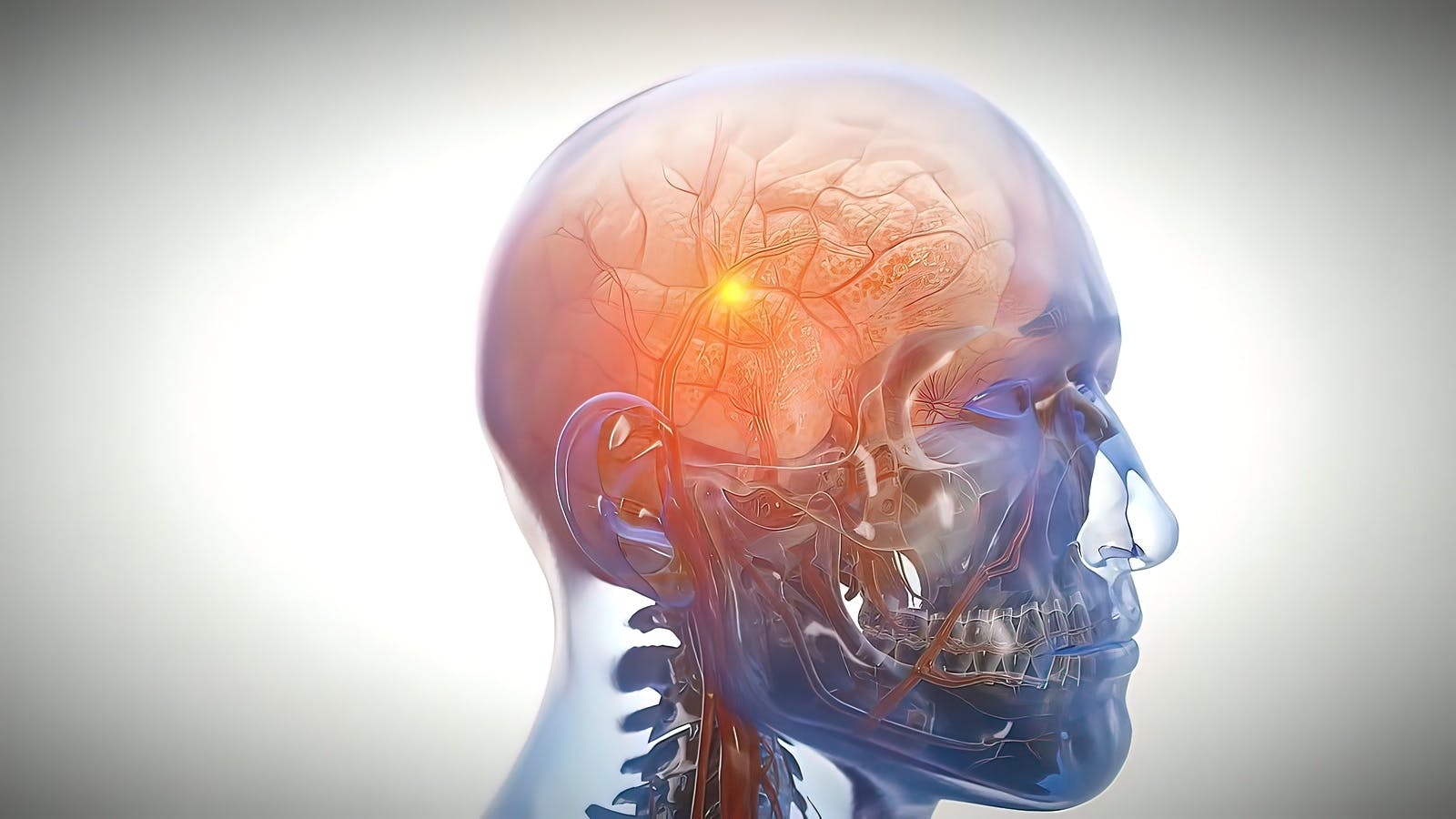 Viral infection inside the brain causing dementia