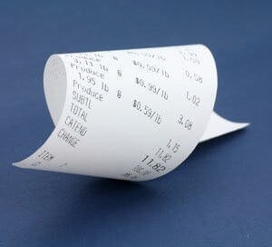 BPA thermal receipt
