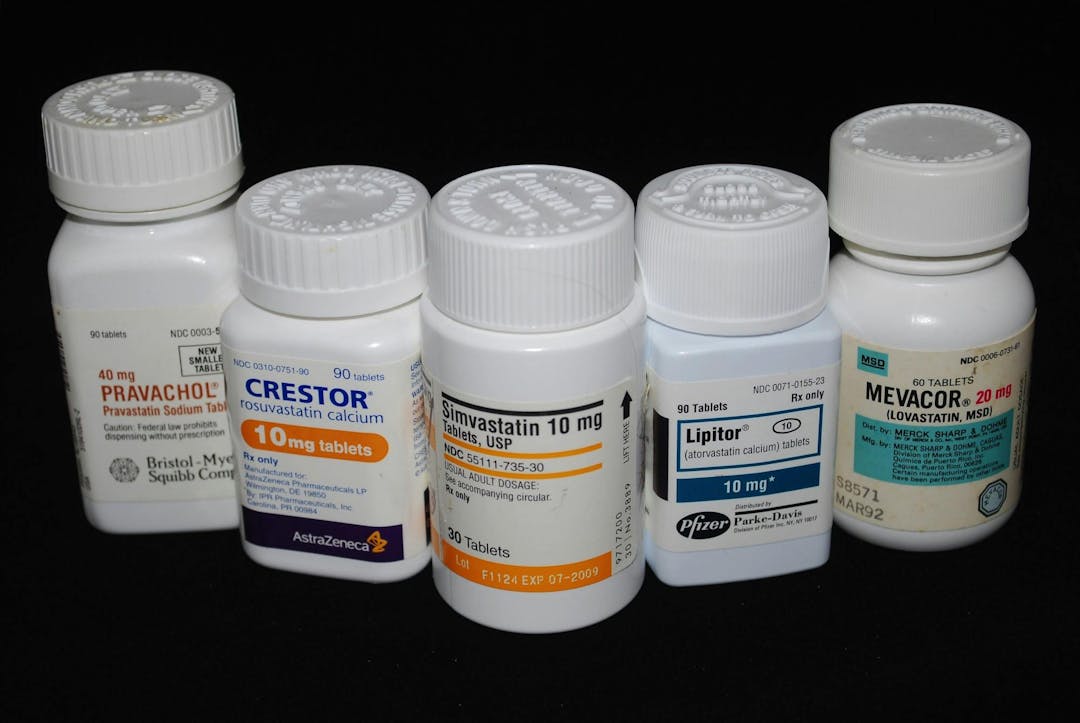 A variety of statin drugs
