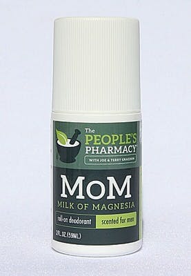 Our new men&#8217;s MoM milk of magnesia deodorant
