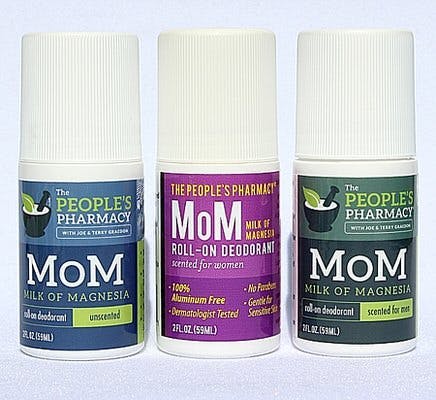 Sampler of our MoM milk of magnesia deodorant
