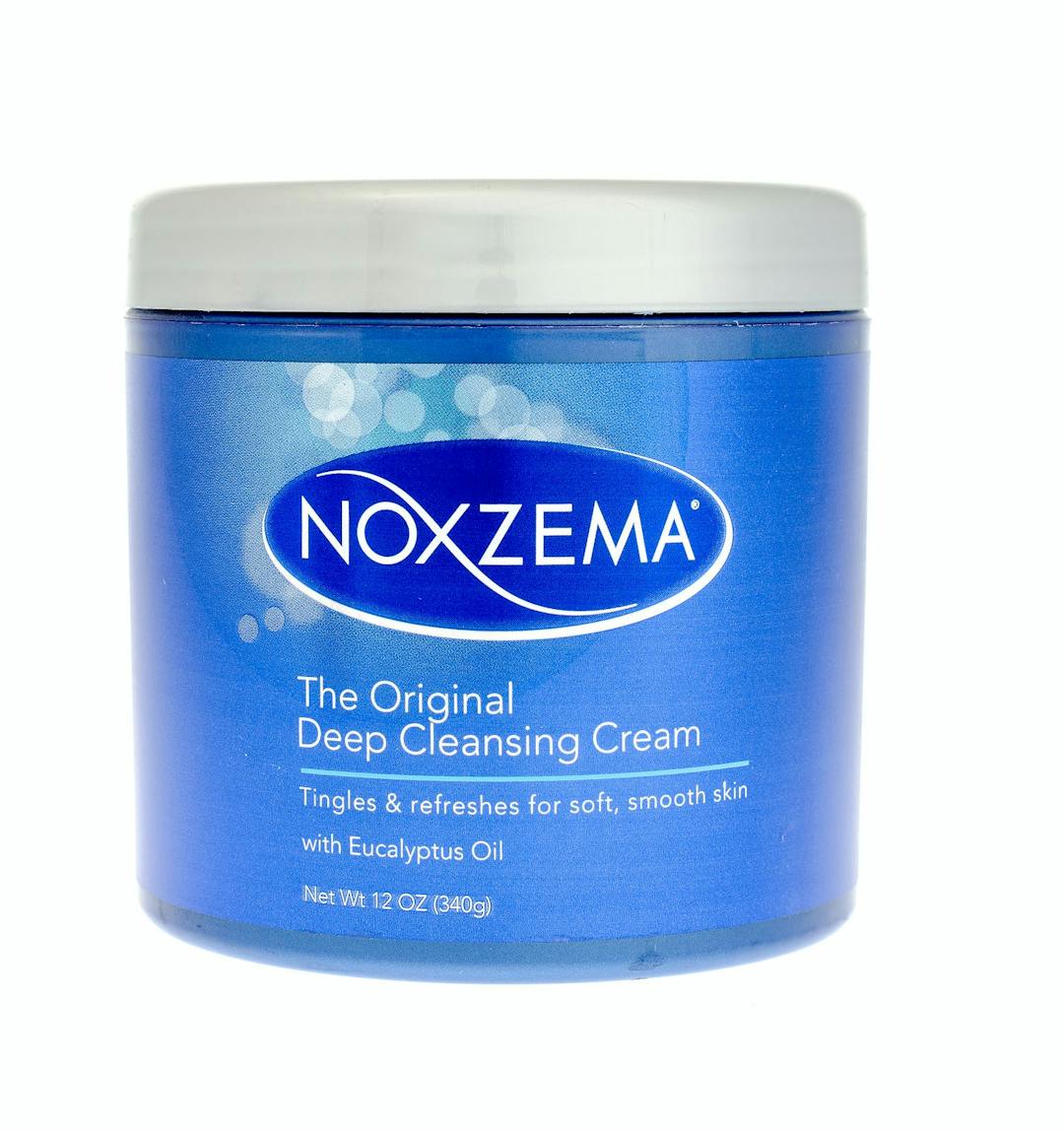 Winneconne, WI -22 Oct 2015: Containter of Noxzema deep cleansing cream.
