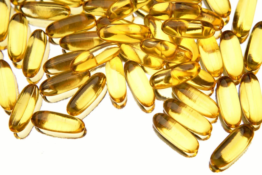 Omega 3 fish oil capsules
