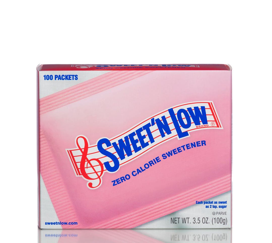 MIAMI, USA &#8211; April 21, 2015: A box of Sweet&#8217;N Low. The popular artificial sweetener is made from granulated saccharin with dextrose and cream of tartar.
