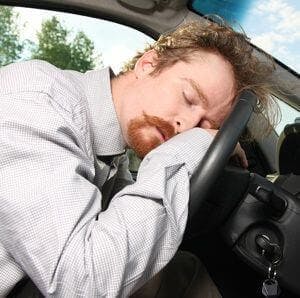 Sleepy car driver sleep
