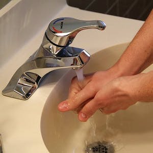 CC0 from https://pixabay.com/en/sink-washing-hands-water-hygiene-400276/
